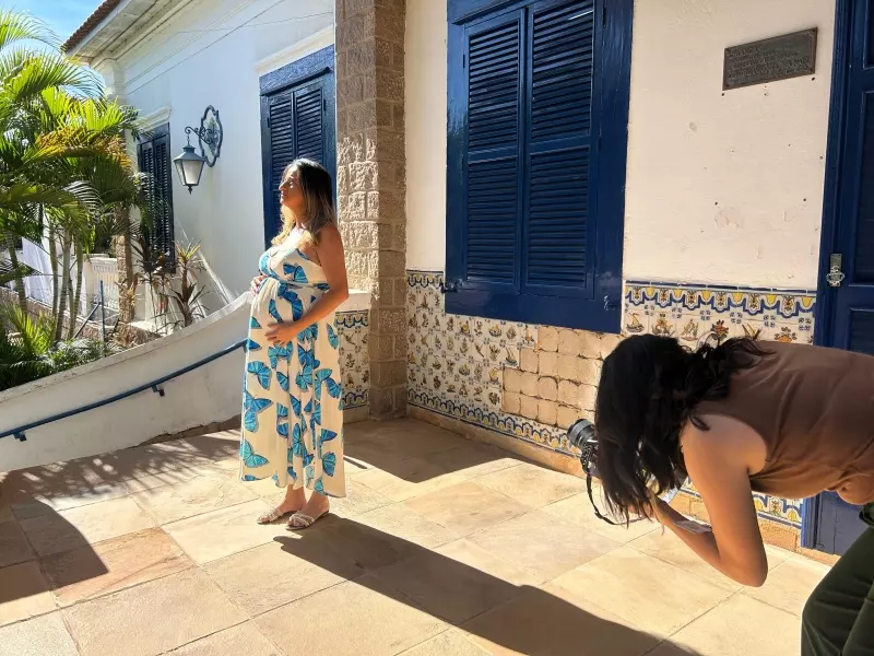 Projeto pioneiro realiza ensaio fotográfico com gestantes de alto risco.