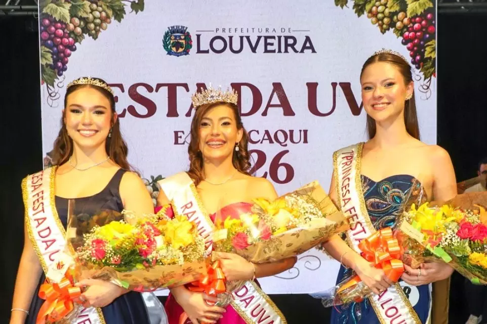 Nova Corte da Festa da Uva e Expo Caqui 2026 é eleita