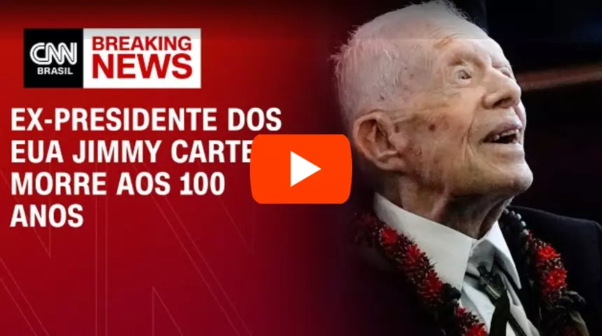 Ex-presidente dos EUA, Jimmy Carter morre aos 100 anos
