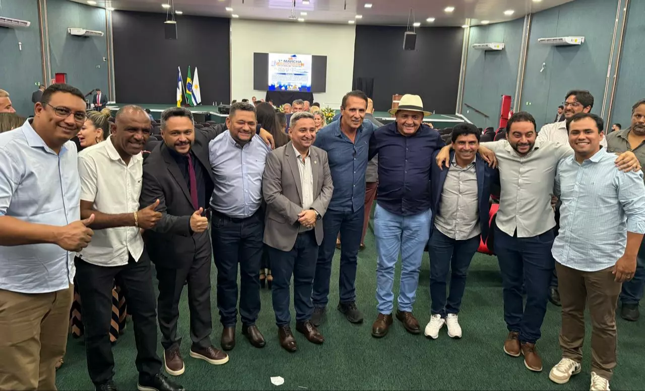 Vereadores de Araguaína participam da 1° Marcha em Palmas. Renatim destaca a importância do evento