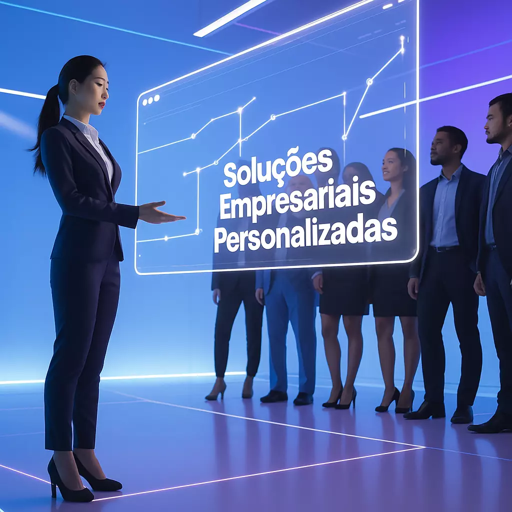 Pessoa sorrindo com celular