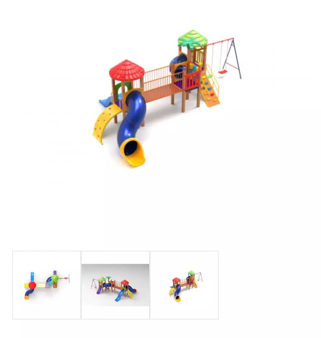Playground de madeira ecológica