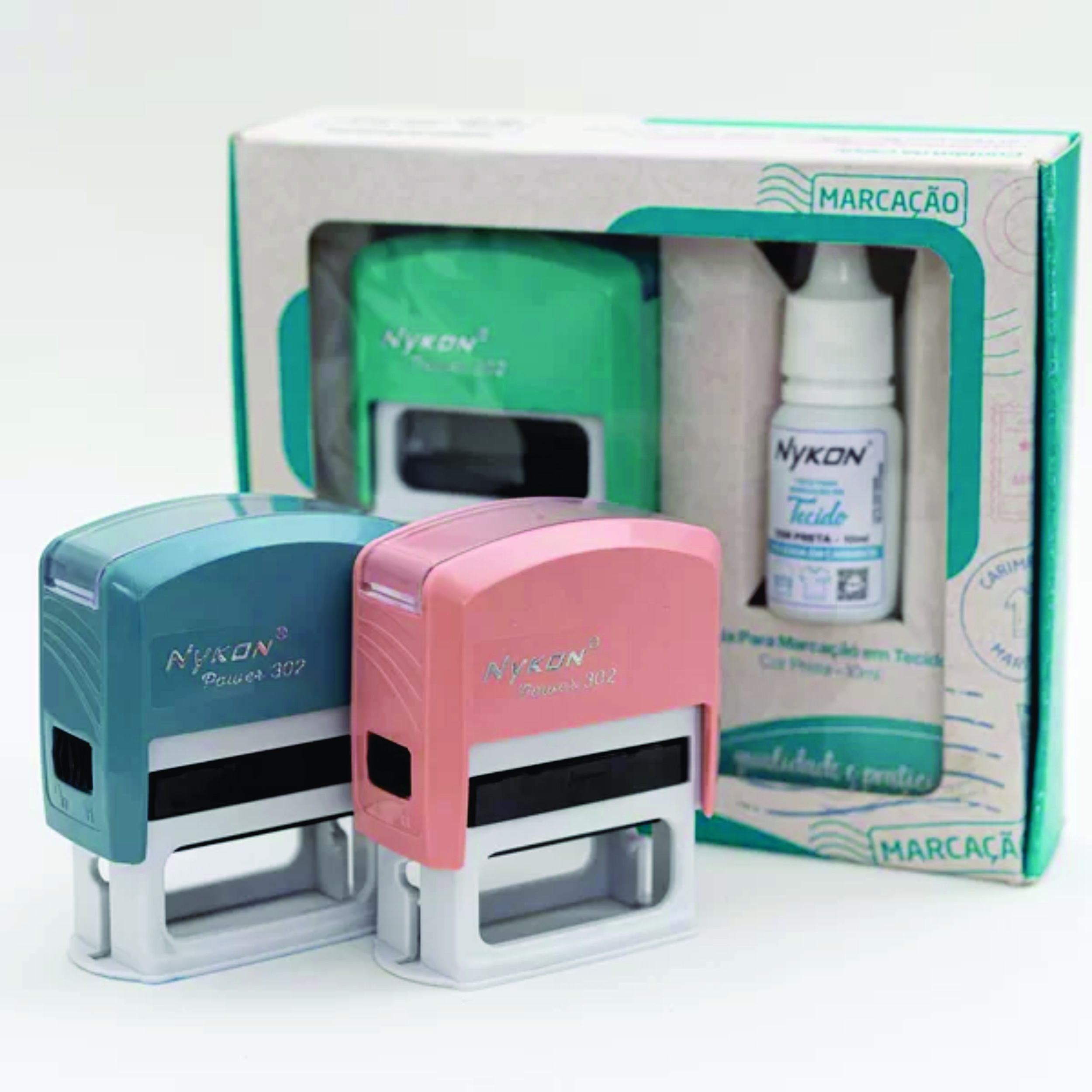 Kit Carimbo para Tecido com Tinta