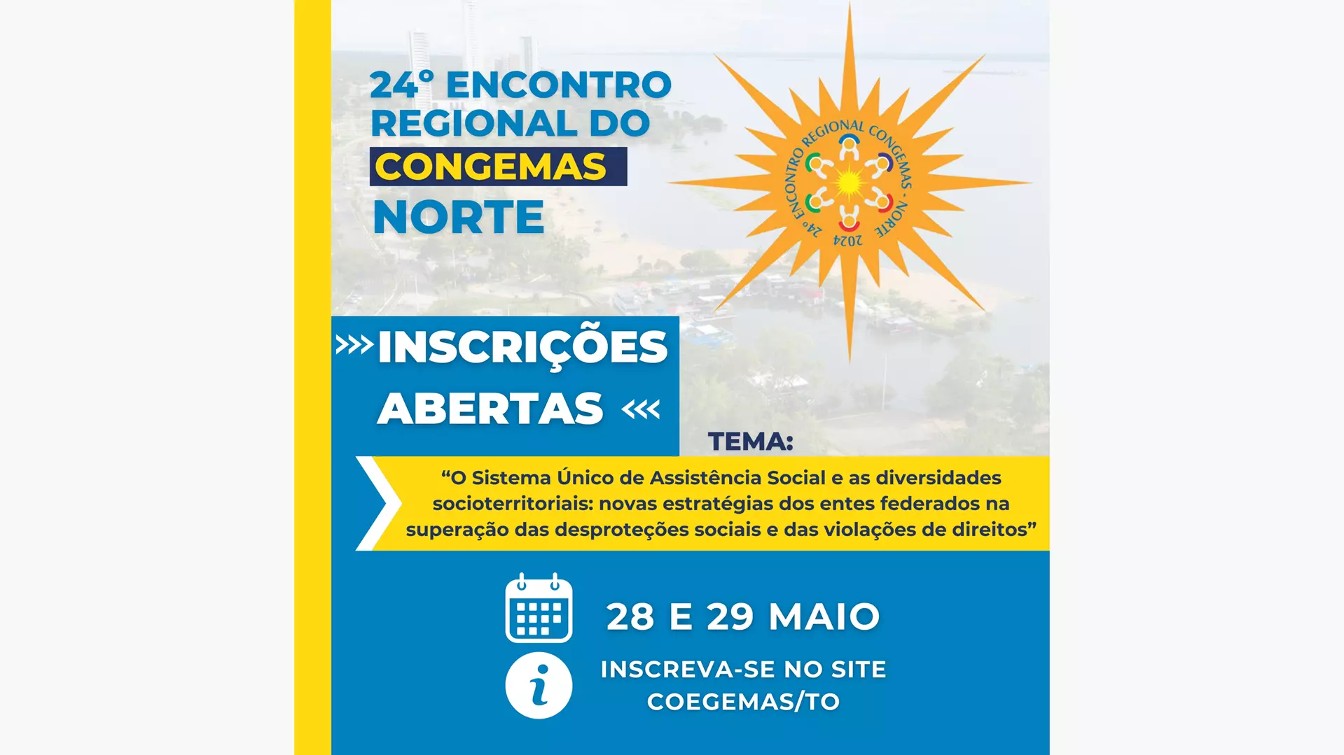 24º ENCONTRO REGIONAL DO CONGEMAS -  NORTE