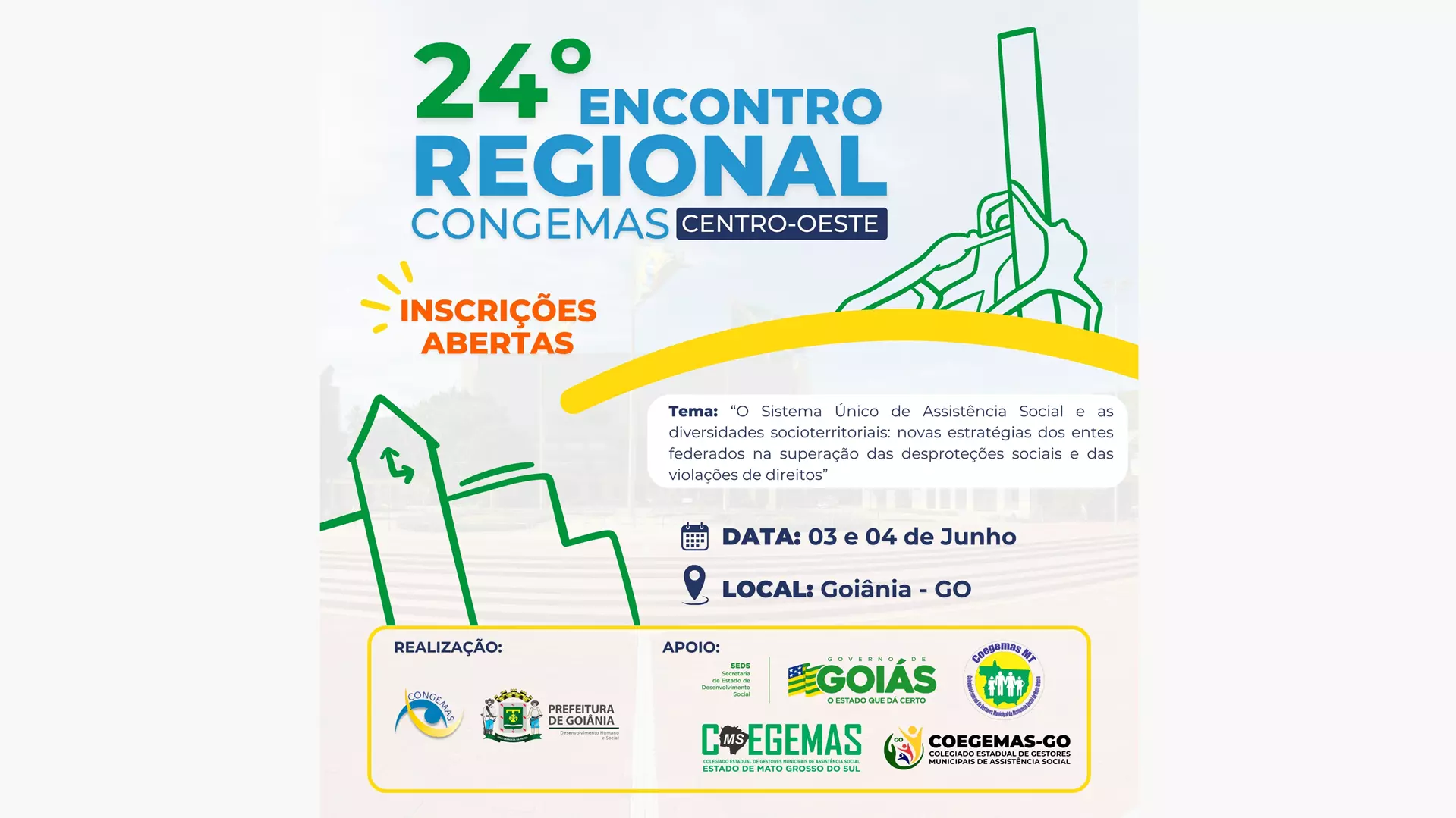 24º ENCONTRO REGIONAL DO CONGEMAS CENTRO - OESTE