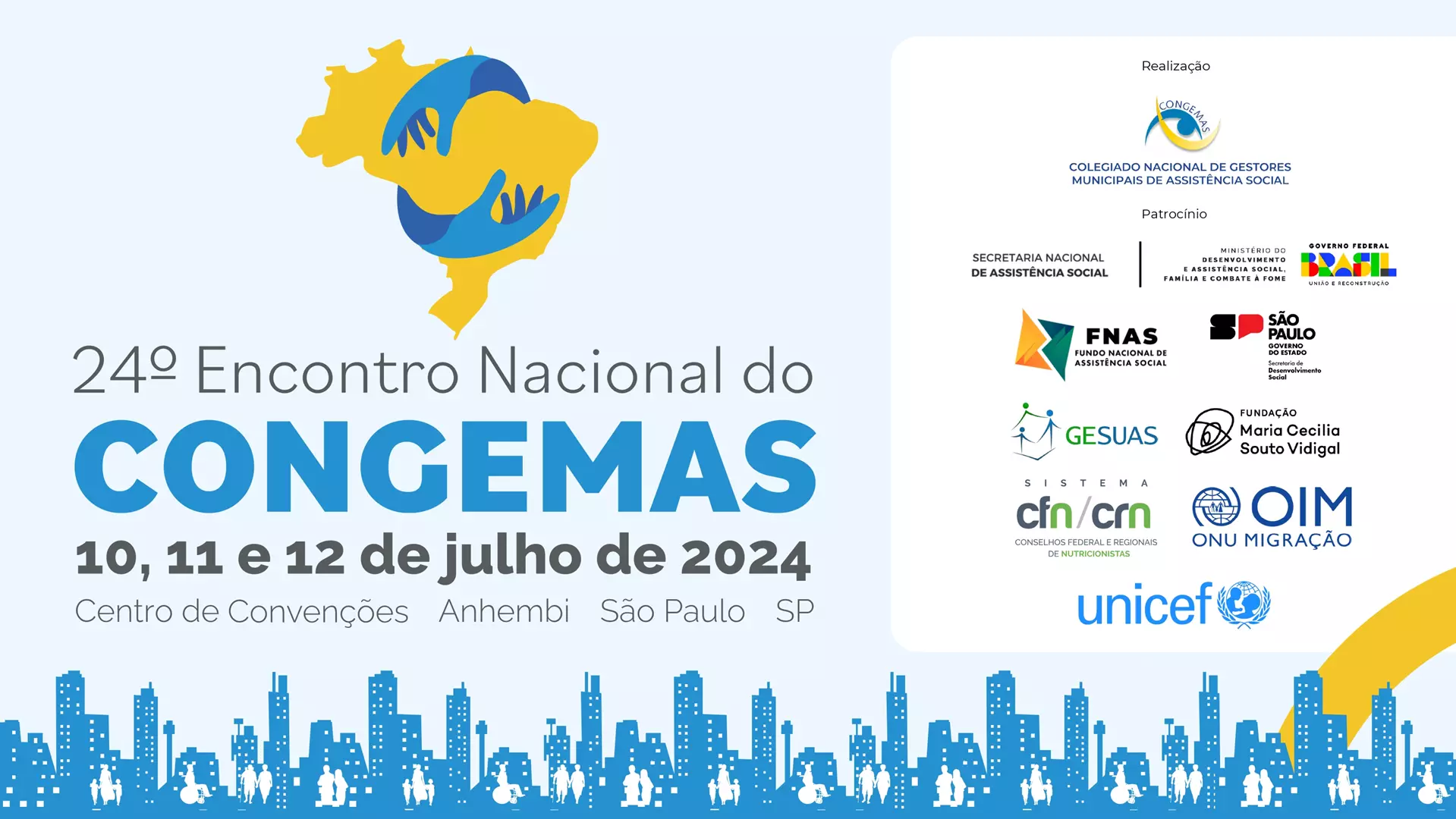 INSCRIÇÕES ABERTAS - 24ª ENCONTRO NACIONAL DO CONGEMAS