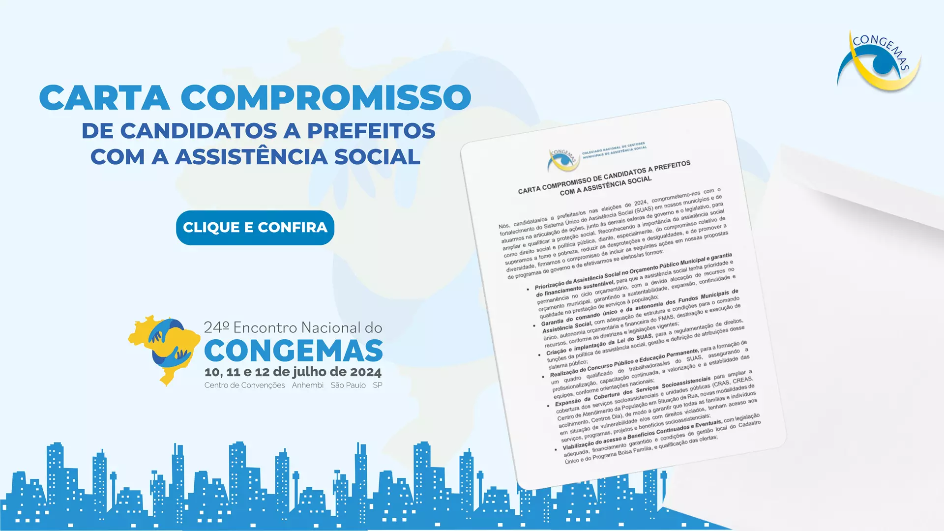 CARTA COMPROMISSO DE CANDIDATOS COM A ASSISTÊNCIA SOCIAL