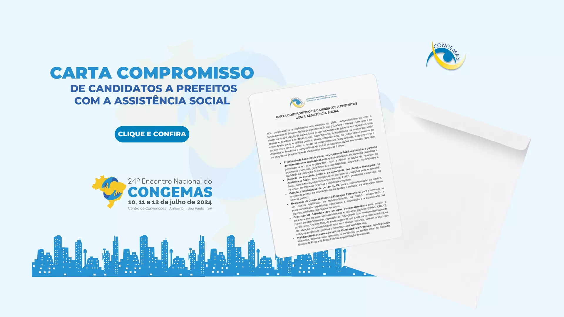 CARTA COMPROMISSO DE CANDIDATOS COM A ASSISTÊNCIA SOCIAL