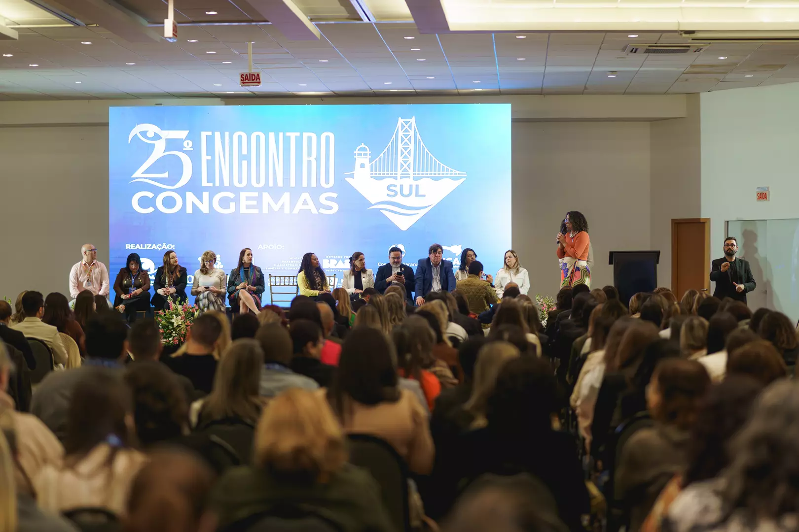 Região Sul mobiliza mais de 500 participantes no 25º Encontro Regional do Congemas em Florianópolis.