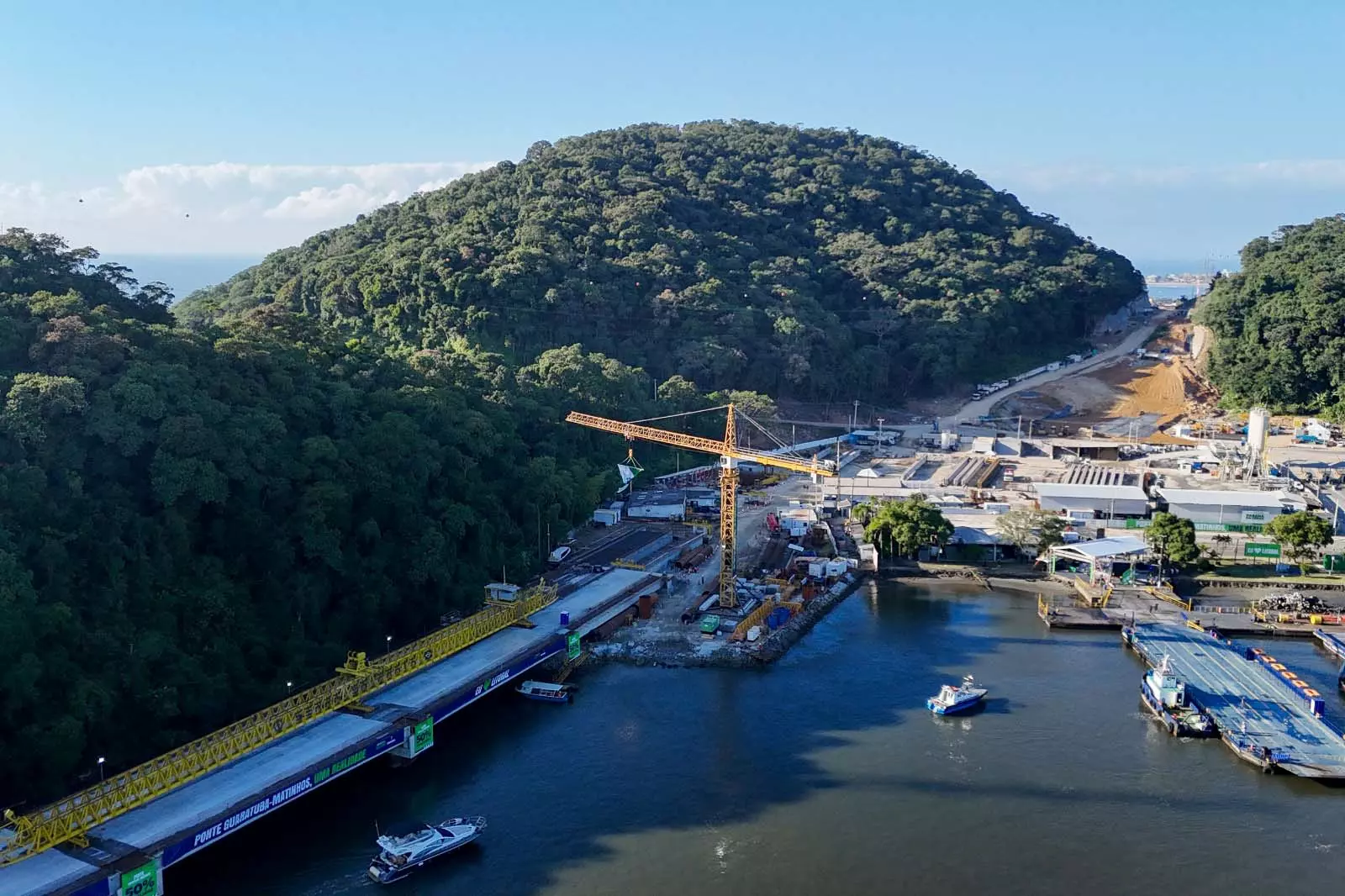 Do sonho à realidade: Ponte de Guaratuba alcança 50% de conclusão