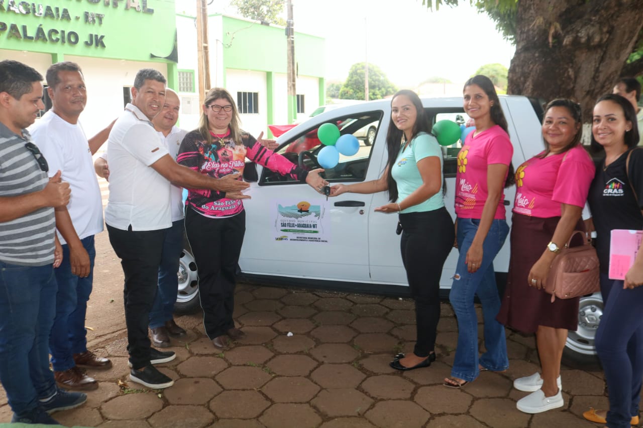 Secretaria de Assistência Social de São Félix do Araguaia recebe mais um novo veículo