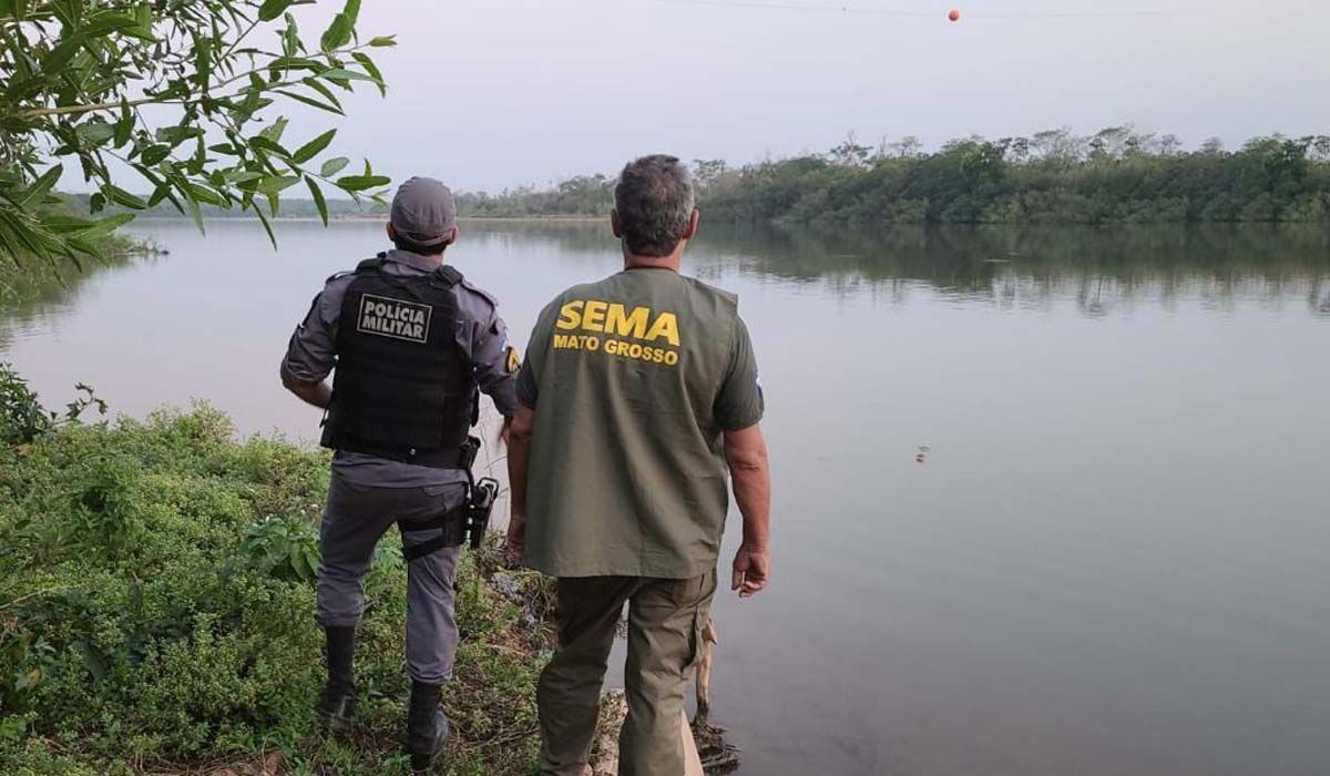 Sema apreende 13,3 kg de pescado em região ribeirinha em MT
