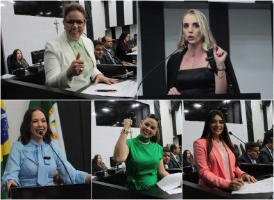 Com chapa 100% feminina, Paula Calil alcança 19 votos e é eleita presidente da Câmara de Cuiabá