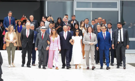 Presidente Lula discursou em ato contra o golpismo no Palácio do Planalto; veja