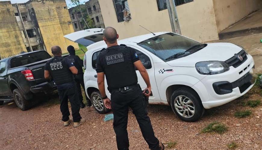 Integrantes de facção são alvos de operação por extorquir e ameaçar comerciantes em VG