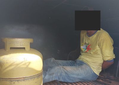 Suspeito de violar medida protetiva e agredir ex-companheira é preso com botijão de gás furtado em Luciara