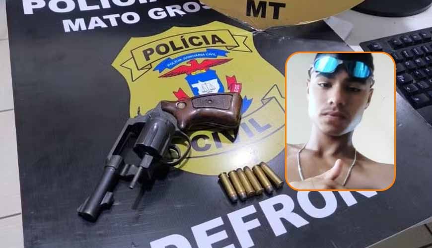 Membro de facção é preso por matar adolescente de 15 anos na frente da mãe e irmã em MT