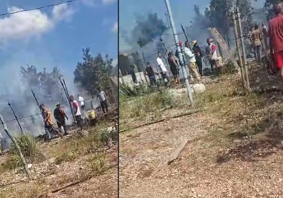 Criança de cinco anos morre em incêndio em barracão; veja vídeo