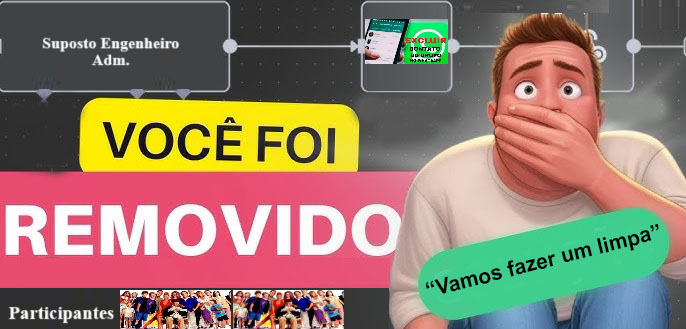 Engenheiro do Asfalto de Papelão exclui jornalista, eleitores e parlamentares de grupo de WhatsApp, após votarem contra ex-gestora