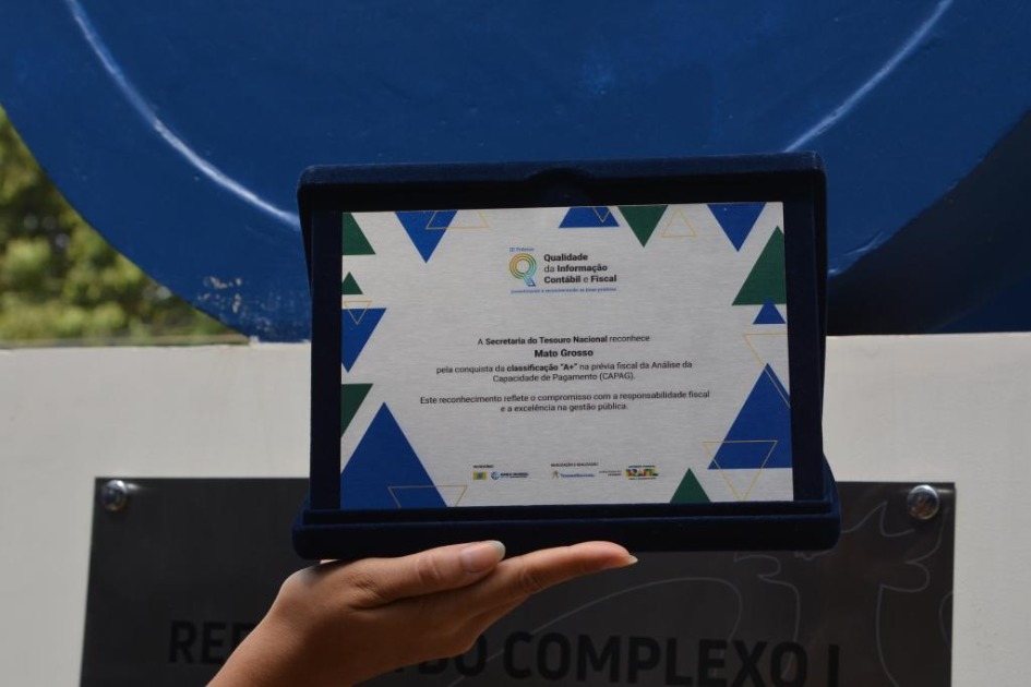 MT recebe nota A+ do Tesouro Nacional pelo 2º ano consecutivo