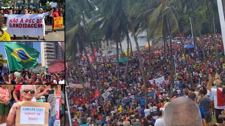 Brasil nas ruas: atos contra PEC da Bandidagem têm início em várias cidades; veja vídeos