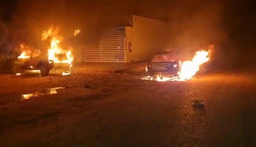 Carros são incendiados durante velório de homem assassinado em MT