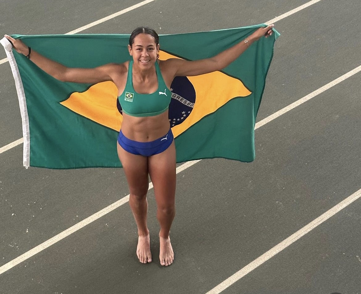 Atleta mato-grossense do Projeto Olimpus conquista medalha de ouro no salto em distância