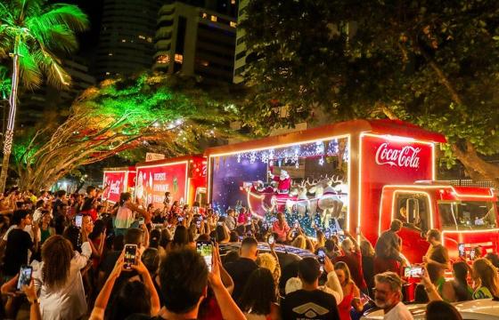 Caravana de Natal Coca-Cola chega a Barra do Garças no dia 14 de dezembro