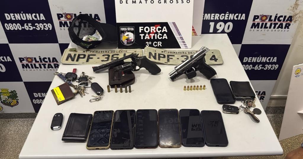 Sete faccionados são presos suspeitos por sequestro mediante tortura e porte ilegal de arma