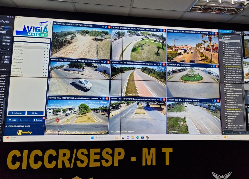 Câmeras do Vigia Mais MT permitem ao Governo recuperar R$ 19,6 milhões em veículos roubados e furtados