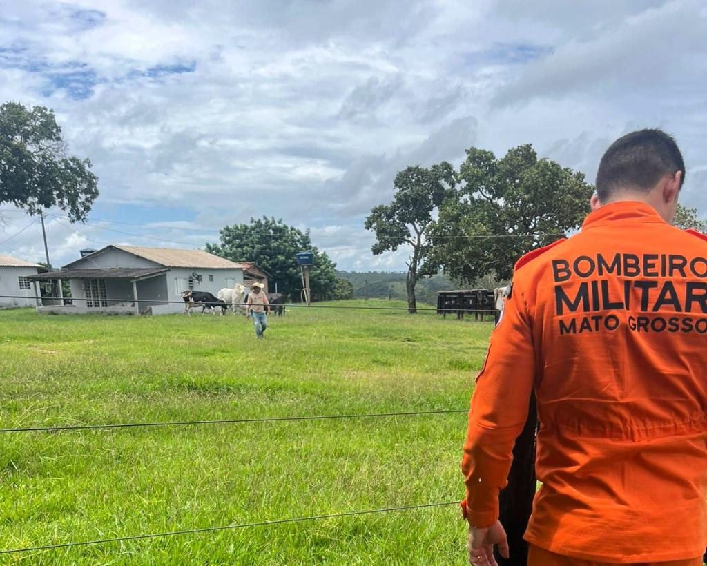 Corpo de Bombeiros identifica áreas de risco e orienta proprietários sobre construção de aceiros