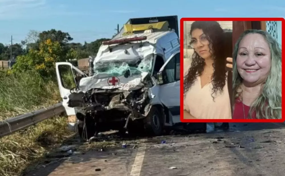 Atualizada: Acidente na BR-364 em Rondônia entre ambulância e ônibus de pacientes deixa 2 mortos e vários feridos