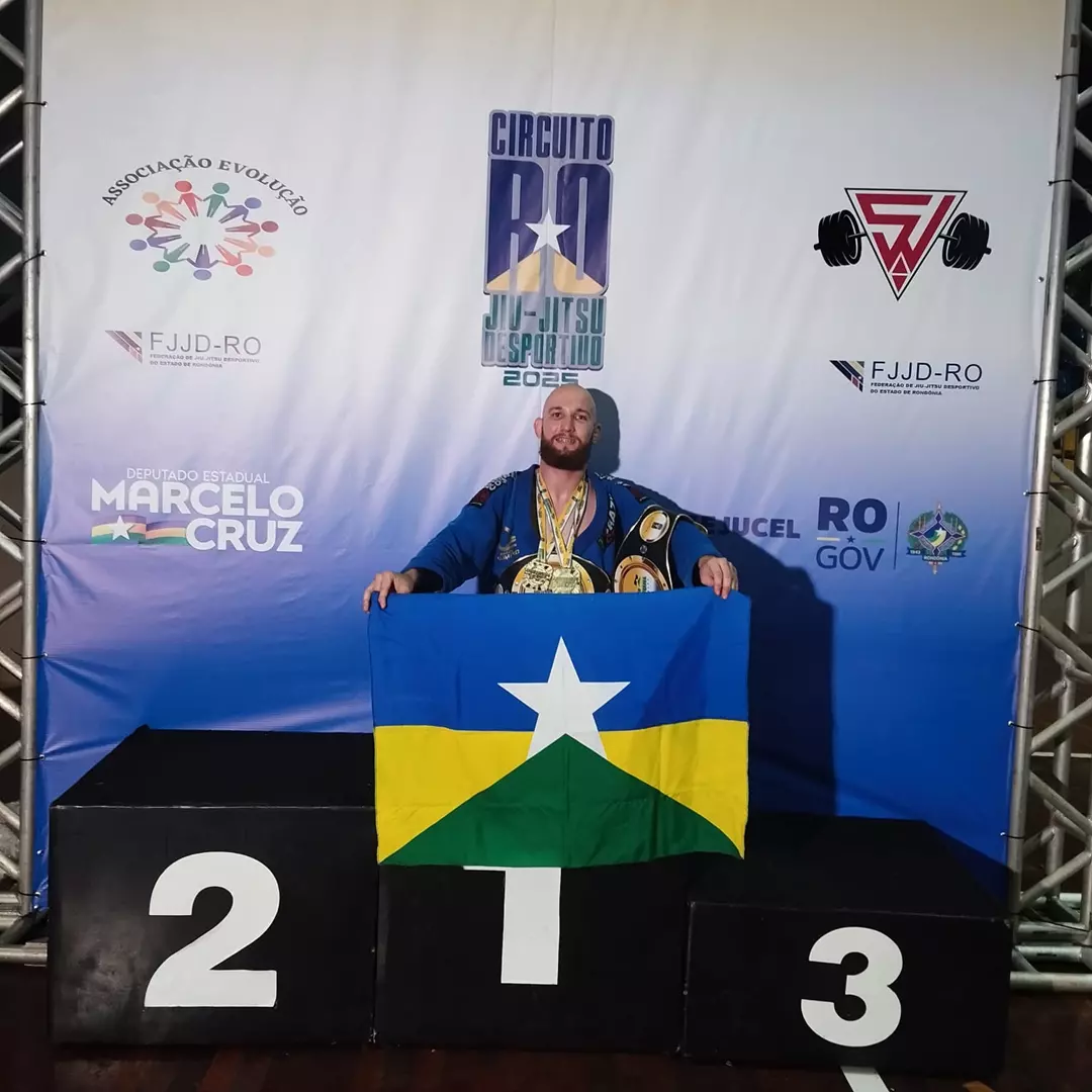 Campo Novo de Rondônia: Fábio Herrera Fernandes conquista três títulos no Campeonato Estadual de Jiu-Jitsu