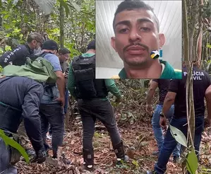 Restos mortais de homem assassinado pelo cunhado são encontrados em mata; três homens foram presos pelo crime