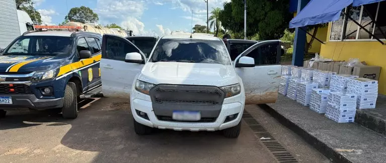 Casal é preso com mais de 19 mil maços de cigarros contrabandeados na BR-364