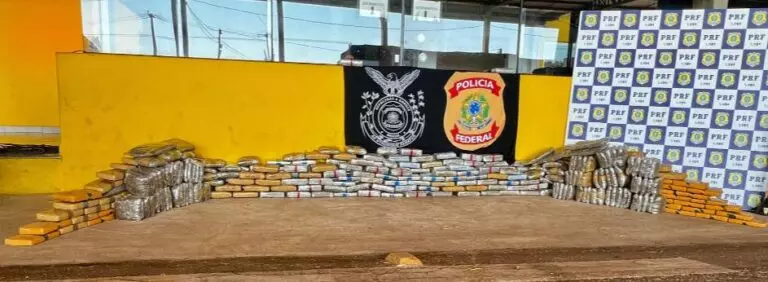 Caminhoneiro é preso ao ser flagrado com vários tabletes de drogas na BR-364