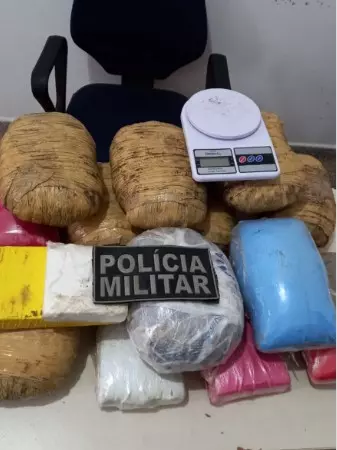Homem é preso e mais de 14 kg de drogas são apreendidos em Jaru, RO
