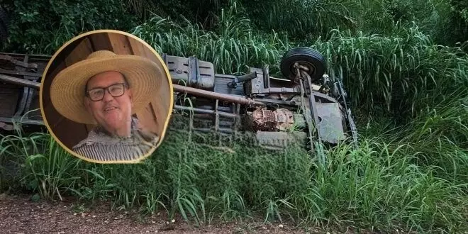 Homem morre após caminhão tombar na linha 152 em Novo Horizonte D” Oeste RO