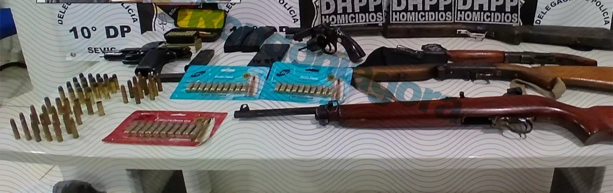 Polícia desvenda assassinato e prende dois com arsenal