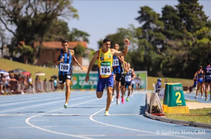 Atleta de Barra do Garças quebra recorde dos 1.500m no Campeonato Brasileiro de Atletismo Sub-23
