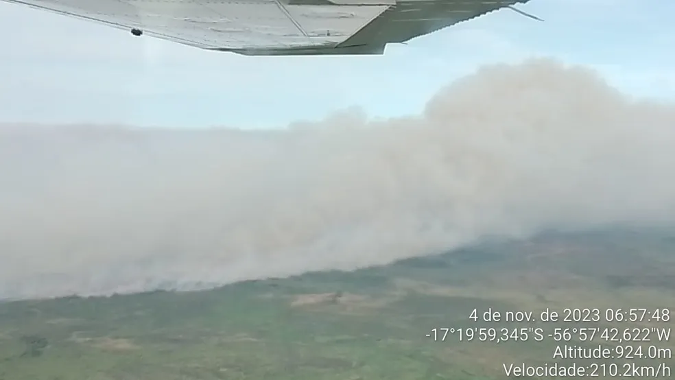 Incêndio atinge mais de 18% da área do Parque Nacional do Pantanal, aponta LASA
