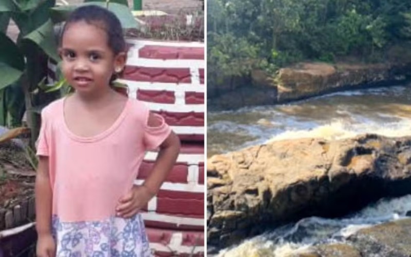 Sem saber nadar, padrasto pula no rio e salva enteada de 3 anos em Iporá