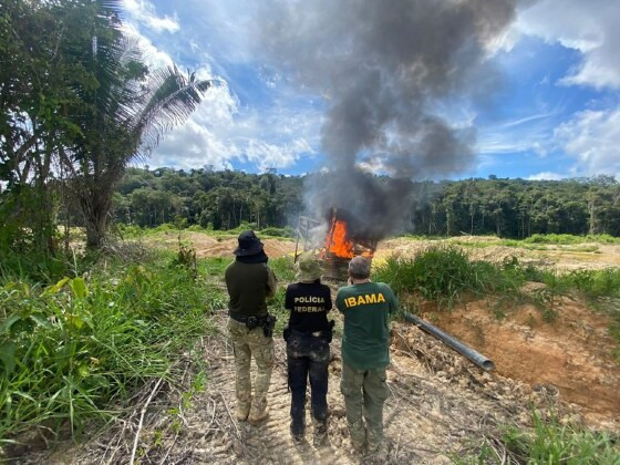 PF mira garimpo ilegal na Terra Indígena Zoró em operação