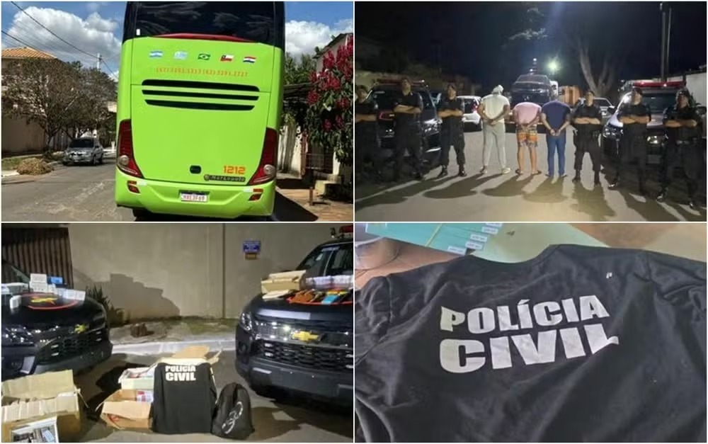 Ex-militares do Exército são presos acusados de assaltarem ônibus em Goiás