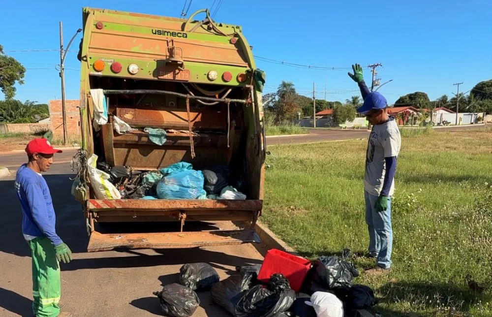 Colabore com a limpeza da cidade respeitando os dias da coleta de lixo