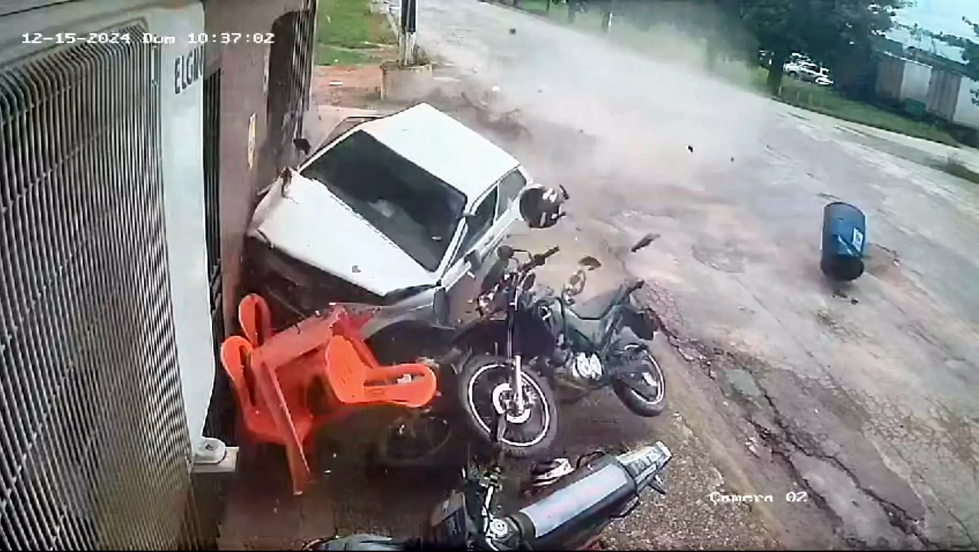 Motorista embriagado provoca acidente em Mutum
