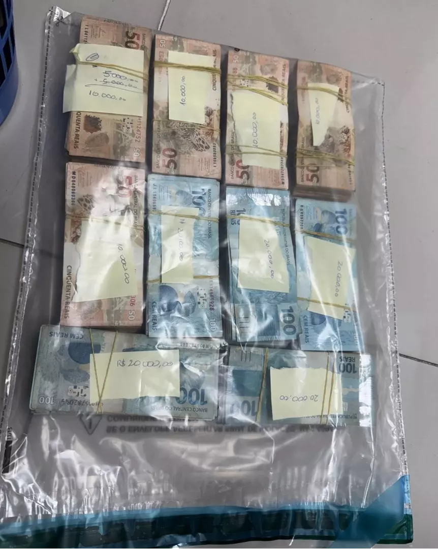 PF apreende R$ 150 mil e prende suspeitos por crimes eleitorais em São Gonçalo do Amarante