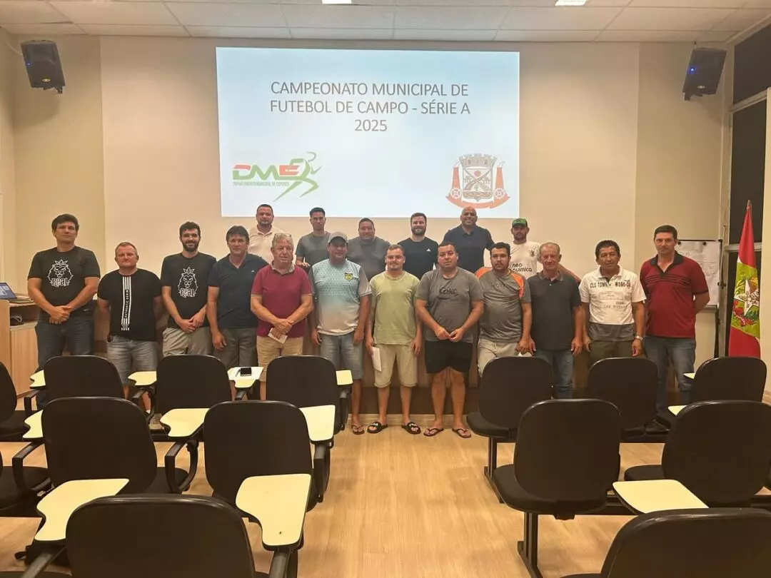Campeonato de futebol de campo Série A – 2025 em Mafra já tem chaves definidas