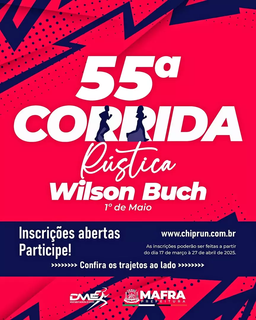 Corrida Rústica Wilson Buch abre inscrições para a 55ª edição
