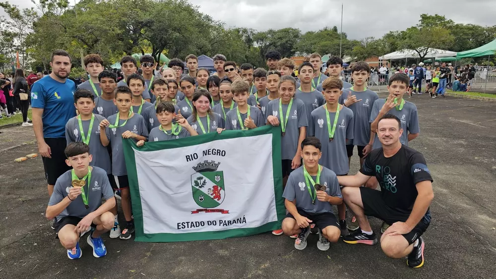 Rio Negro conquista pódios na 1ª etapa do Circuito Infantil de Corridas de Rua em Curitiba